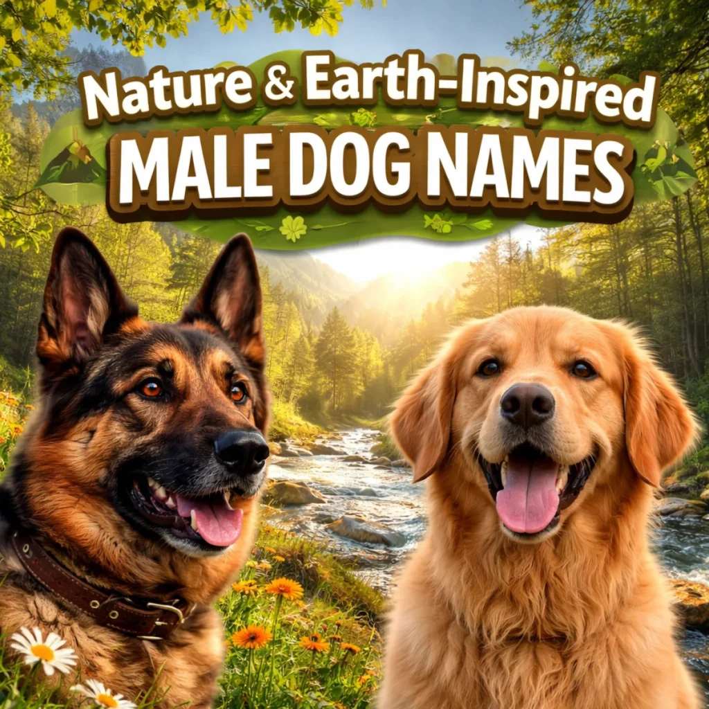 Nature & Earth-Inspired Male Dog Names
