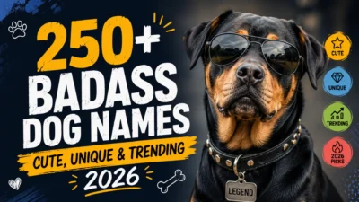 250+ Badass Dog Names Cute, Unique & Trending 2026