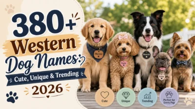 380+ Western Dog Names Cute, Unique & Trending 2026