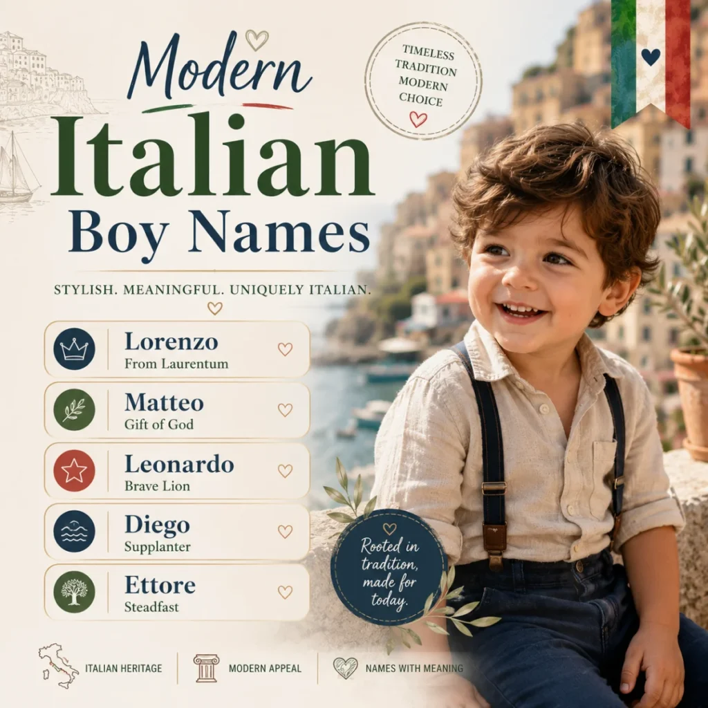 Modern Italian Boy Names