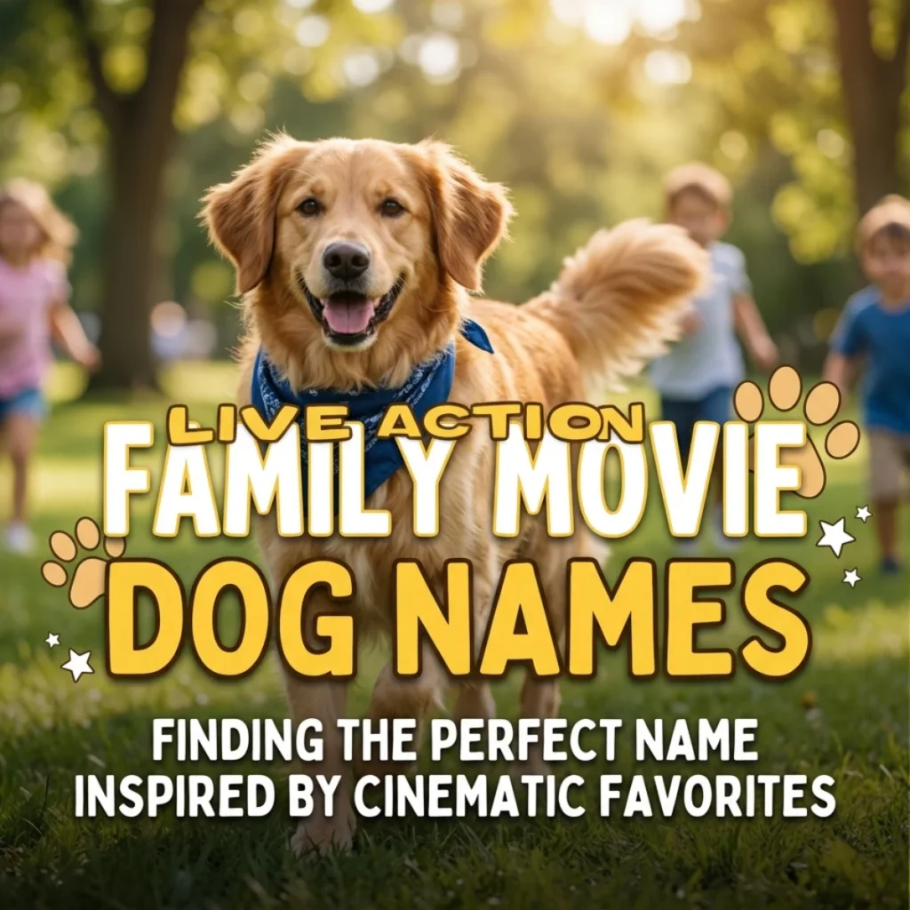 Live action family movie dogs with lovable characters and adventurous spirit, perfect inspiration for dog names