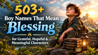 503+ boy names that mean blessing for grateful, hopeful, and meaningful characters