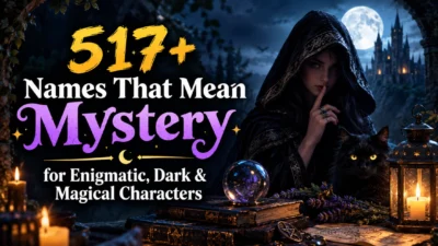 517+ names that mean mystery for enigmatic, dark, and magical characters